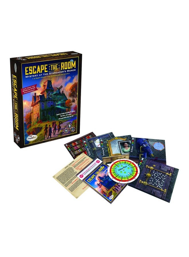 Thinkfun Escape The Room Stargazer'S Manor An Escape Room Experience In A Box For Age 10 And Up