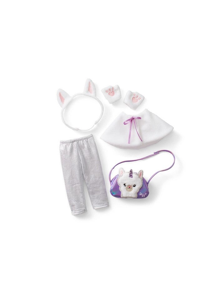 Welliewishers 14.5Inch Doll Accessories Magical Llamacorn With Shawl Gloves And Purse For Ages 4+