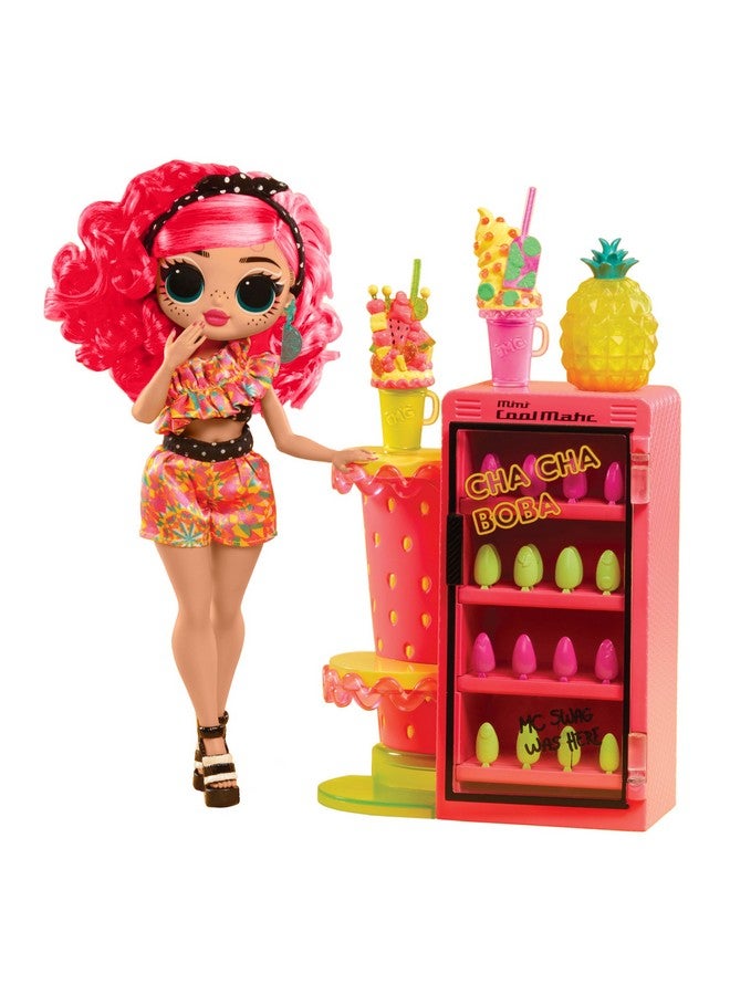 Lol Surprise Omg Sweet Nails Pinky Pops Fruit Shop With 15 Surprises Including Real Nail Polish Press On Nails Sticker Sheets Glitter 1 Fashion Doll And More! Great Gift For Kids Ages 4+