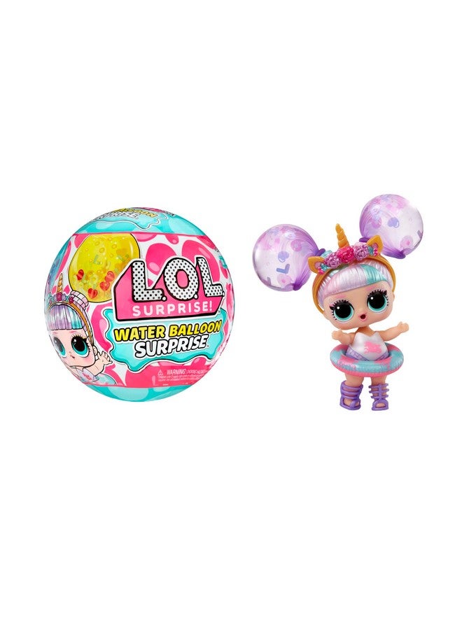 Lol Surprise Water Balloon Surprise Dolls With Collectible Doll Water Balloon Hair Glitter Balloons 4 Ways To Play Water Play Reusable Water Balloons Surprise Doll Limited Edition Doll 4+