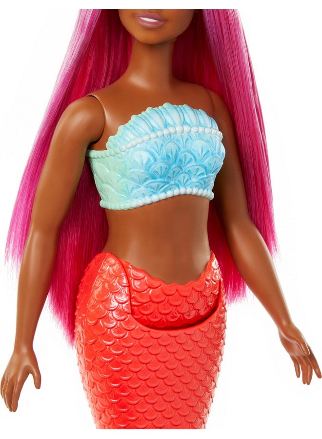 Mermaid Dolls With Fantasy Hair And Headband Accessories Mermaid Toys With Shellinspired Bodices And Colorful Tails