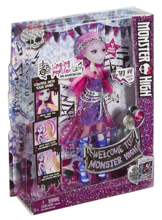 Monster High Welcome To Monster High Singing Popstar Ari Hauntington Doll