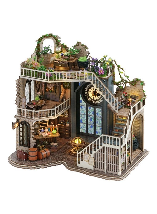 Dollhouse Miniature With Furniture Kit Handmade Diy House Model For Teens Adult Gift (William' S Magic House)