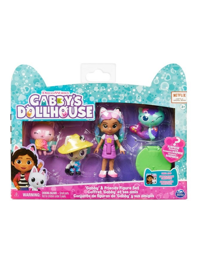 Gabby And Friends Figure Set With Rainbow Gabby Doll 3 Toy Figures And Surprise Accessory Kids Toys For Ages 3 And Up