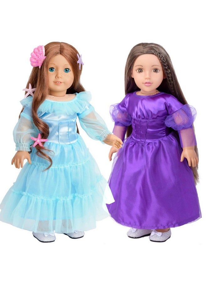 Halloween Doll Clothes Princess Ariel Vanessa Costume Mermaid Doll Clothes For 18 Inch Doll
