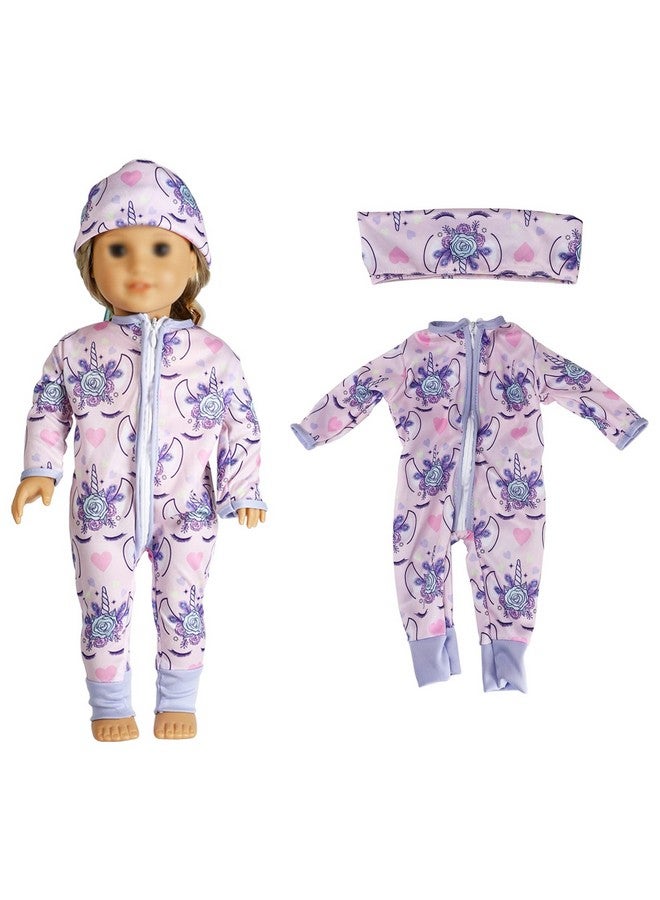 5 Sets Baby Doll Clothes Outfits Jumpsuits With Headbands For 14 To 17 Inch Baby Doll 43Cm New Born Baby Doll American 18 Inch Doll Clothes And Accessories
