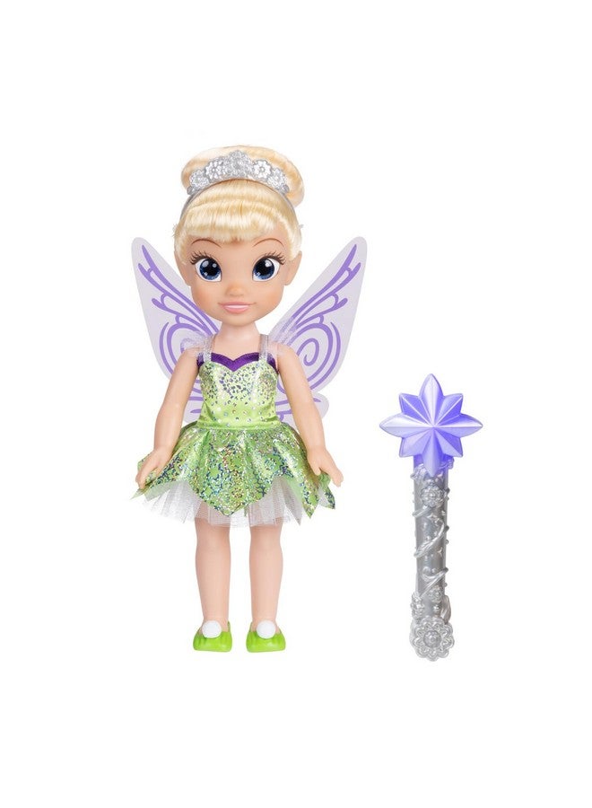 Disney Faries Disney 100 Tinker Bell Doll With Lightup Wand 14 Inches Tall Disney 100 Anniversary Celebration