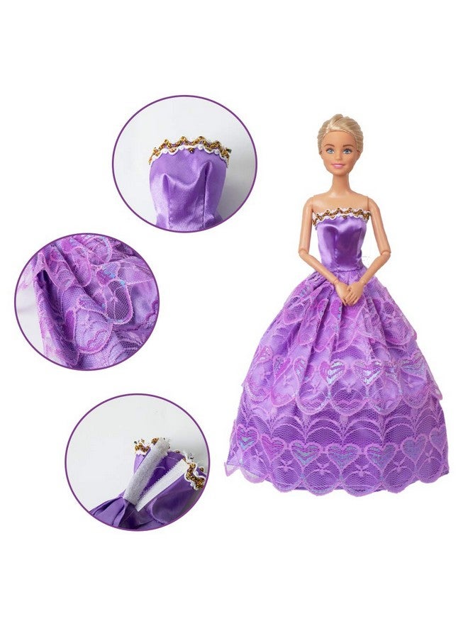 12 Sets Doll Clothes For 11.5 Inch Girl Doll Handmade Doll Outfits Fashion Doll Dresses Party Wedding Dresses Doll Gowns