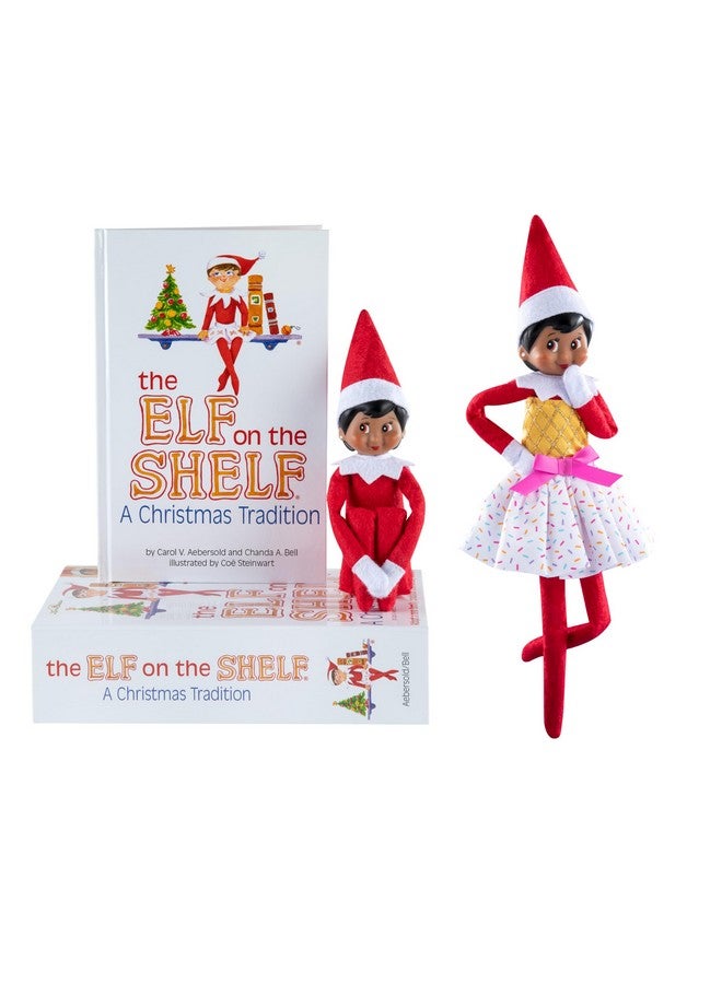 Elf On The Shelf Brown Eyed Girl Scout Elf & Claus Couture Collection Ice Cream Party Outfit