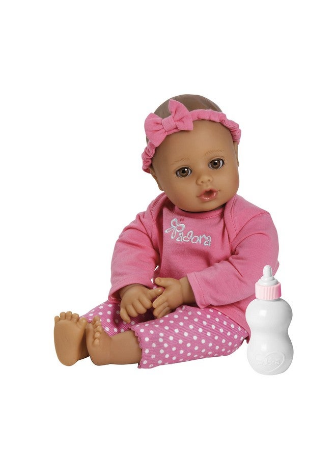 Realistic And Premium Playtime Babies Doll Set With 13Inch Baby Doll Made With Our Exclusive Gentletouch Vinyl Includes Removable Pink Long Sleeve Shirt And Pink Polkadot Pants Pink Baby