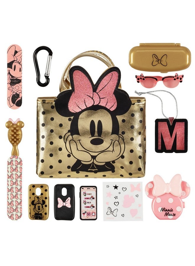Minnie Mouse Handbag Collectible Micro Disney Handbag With 7 Surprises Inside! Multicolor 25380