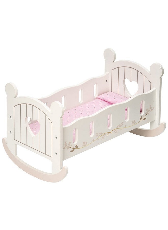 Wooden Baby Doll Crib Baby Doll Bed Toys Fits Up To 18 Inch Doll Accessories