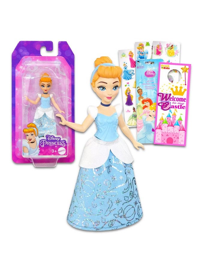 Disney Princess Cinderella Doll For Girls Bundle With 4
