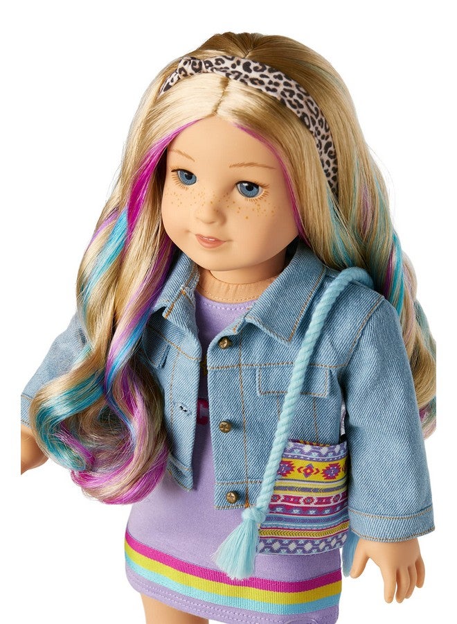 Truly Me 18Inch Doll Accessories Jean Jacket Printed Purse And Leopardprint Headband For Ages 6+