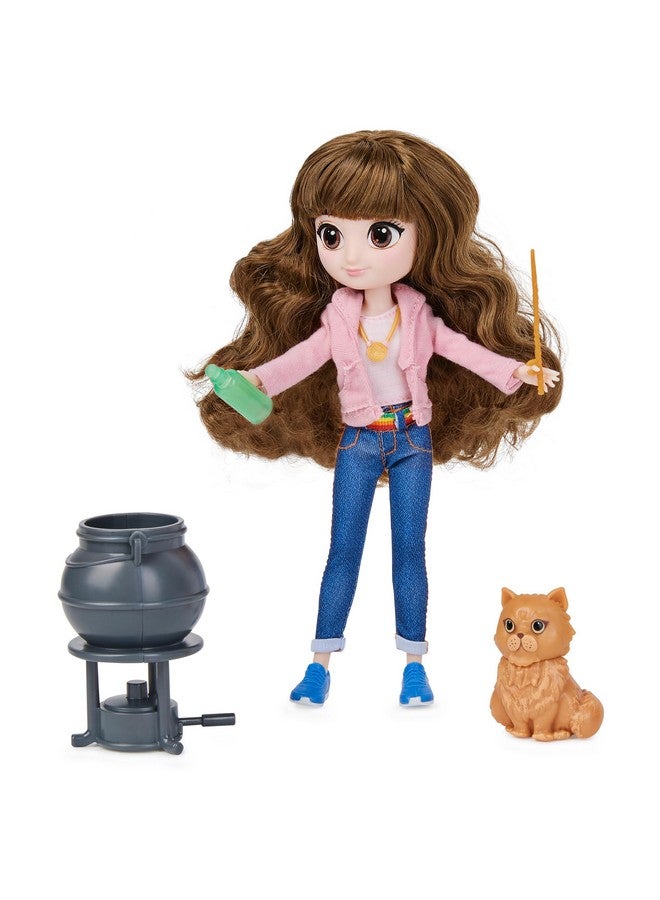 Harry Potter 8Inch Brilliant Hermione Granger Doll Gift Set With 5 Accessories And 2 Outfits Kids Toys For Ages 5 And Up