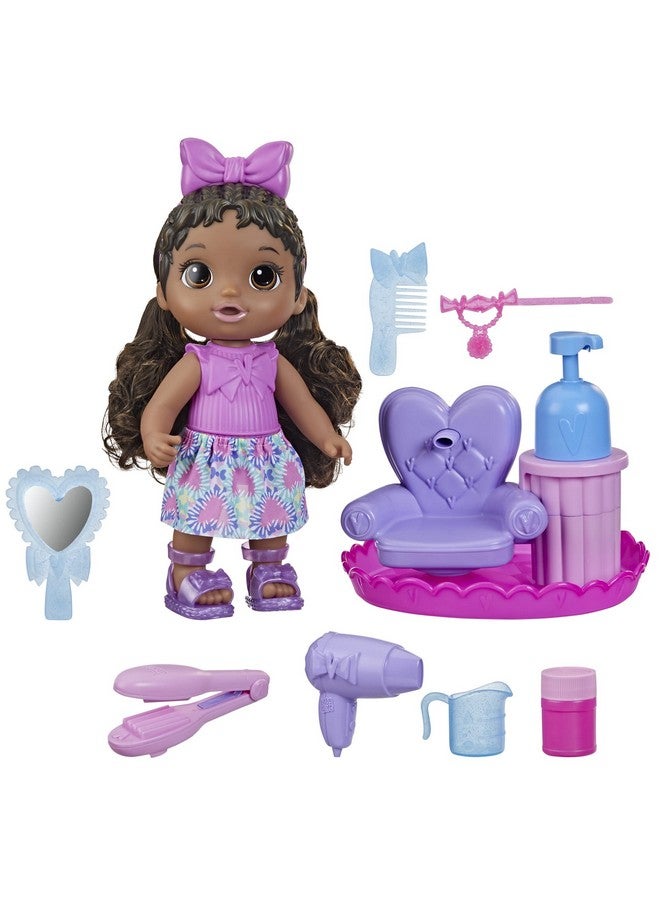 Sudsy Styling Doll Black Hair Includes 12Inch Salon Chair Toys For 3 Year Old Girls And Boys And Up