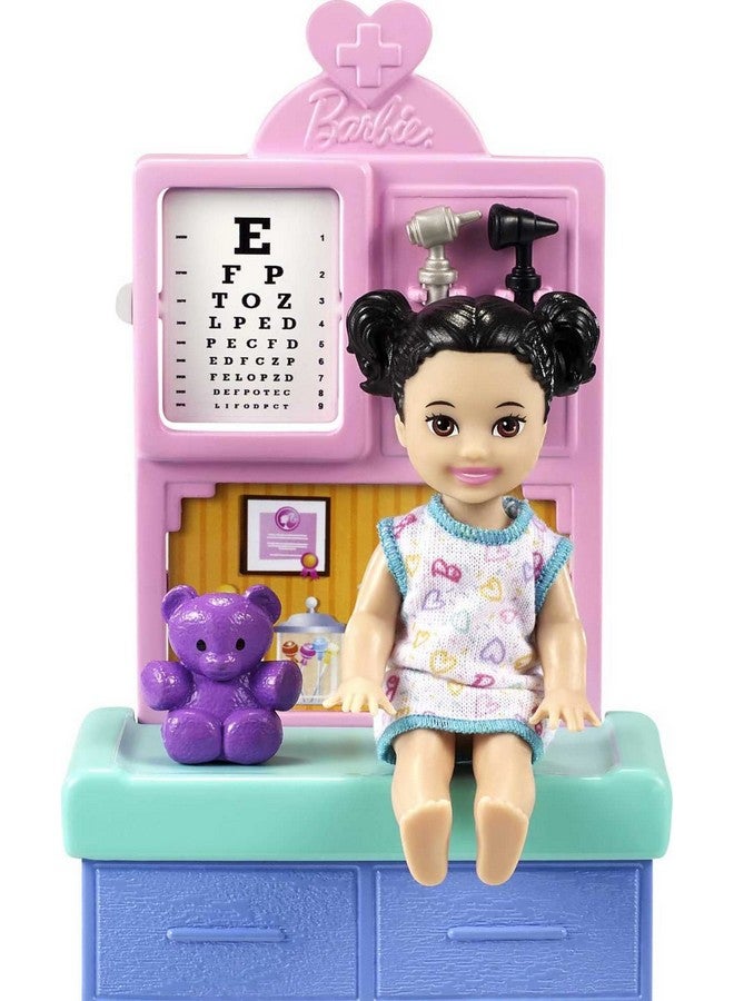 Careers Doll & Playset Pediatrician Theme With Blonde Fashion Doll 1 Patient Doll Furniture & Accessories
