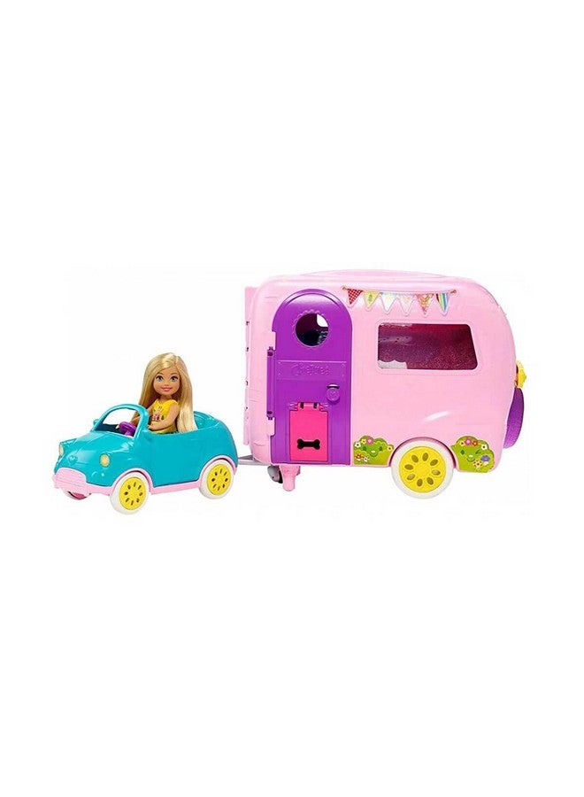 Toys Camper Playset With Chelsea Doll And Accessories Including Puppy Car Camper And More