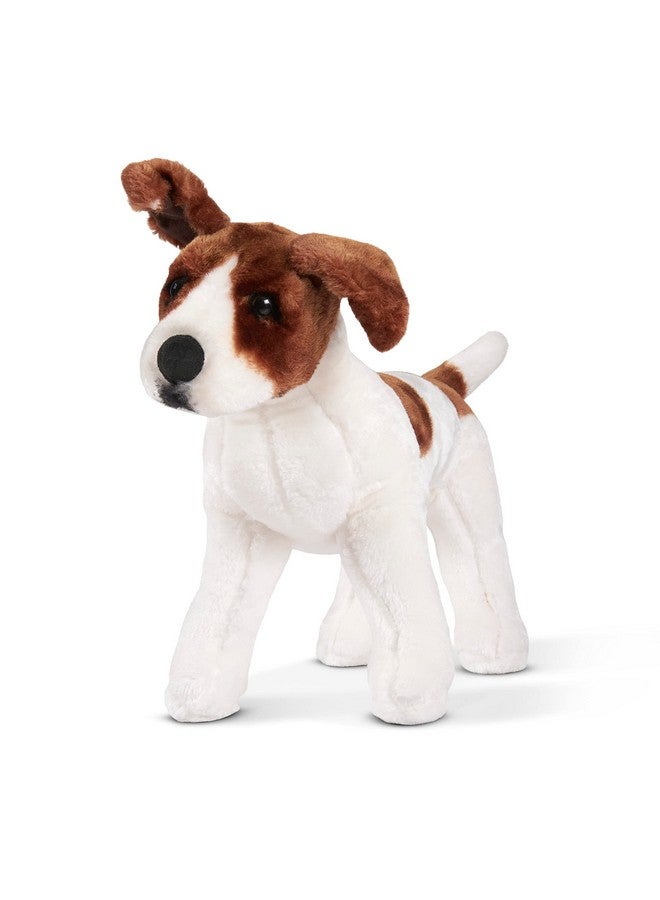 Giant Jack Russell Terrier Lifelike Stuffed Animal Dog (Over 12 Inches Tall)