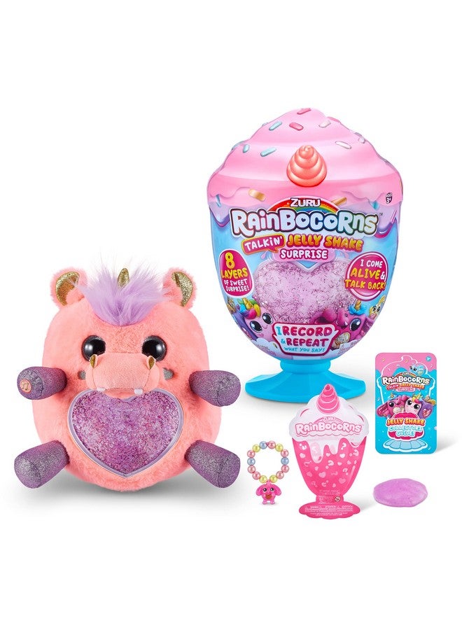 Jelly Shake Surprise Series 2 Hippo By Zuru Cuddle Plush Scented Stuffed Animal Slime Mix Talkback Feature And More Ages 3+ (Hippo)