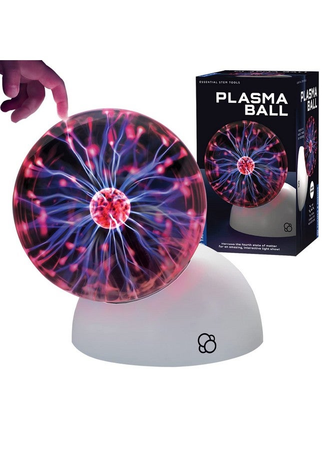 The Plasma Ball Essential Stem Tool Classic Scientific Device Fresh 5Inch Glass Sphere Interactive Electric Light Show Explore Electricity Matter Energy Small