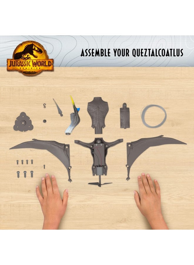 Jurassic World Dominion Flying Pterosaur Quetzalcoatlus Stem Building Kit From Build & Fly A Motorized Model Of The Largest Flying Creature From Prehistoric Times