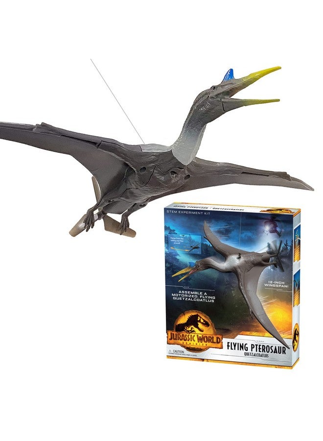 Jurassic World Dominion Flying Pterosaur Quetzalcoatlus Stem Building Kit From Build & Fly A Motorized Model Of The Largest Flying Creature From Prehistoric Times