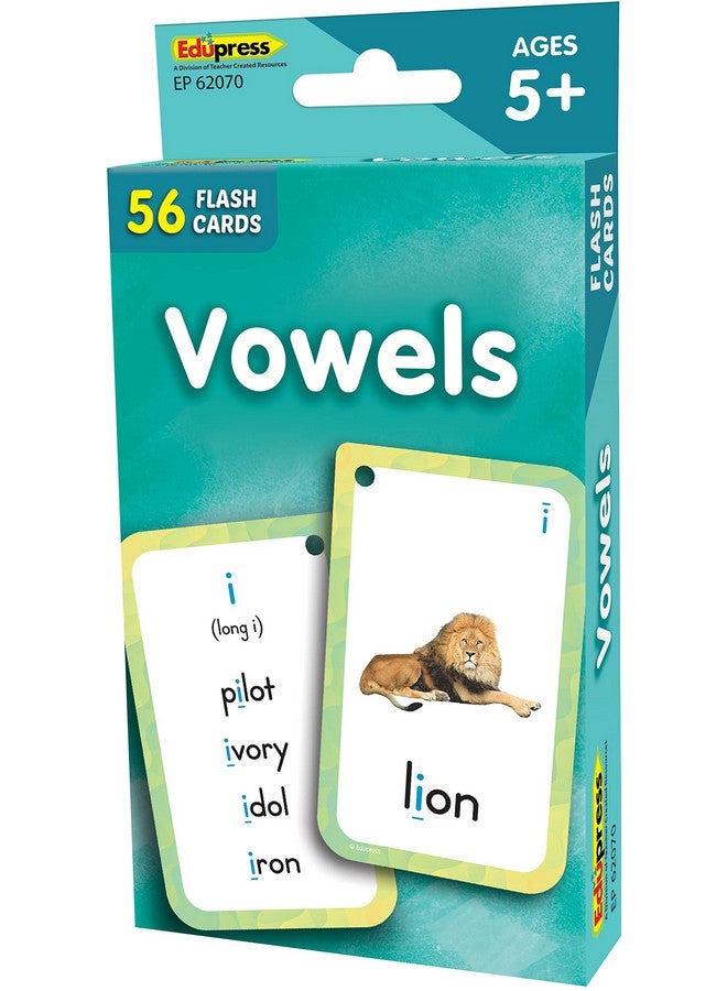 Vowels Flash Cards (Ep62070) White 318