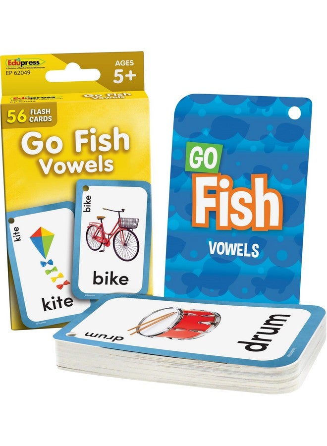Go Fish Vowels Flash Cards (Ep62049) Medium