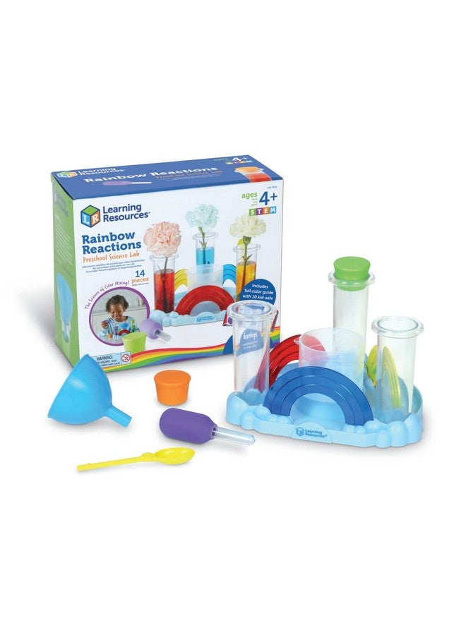 Rainbow Reactions 14 Pieces Ages 4+ Preschool Science Lab Science Kits Science Experiments For Kids Stem Toys For Kids