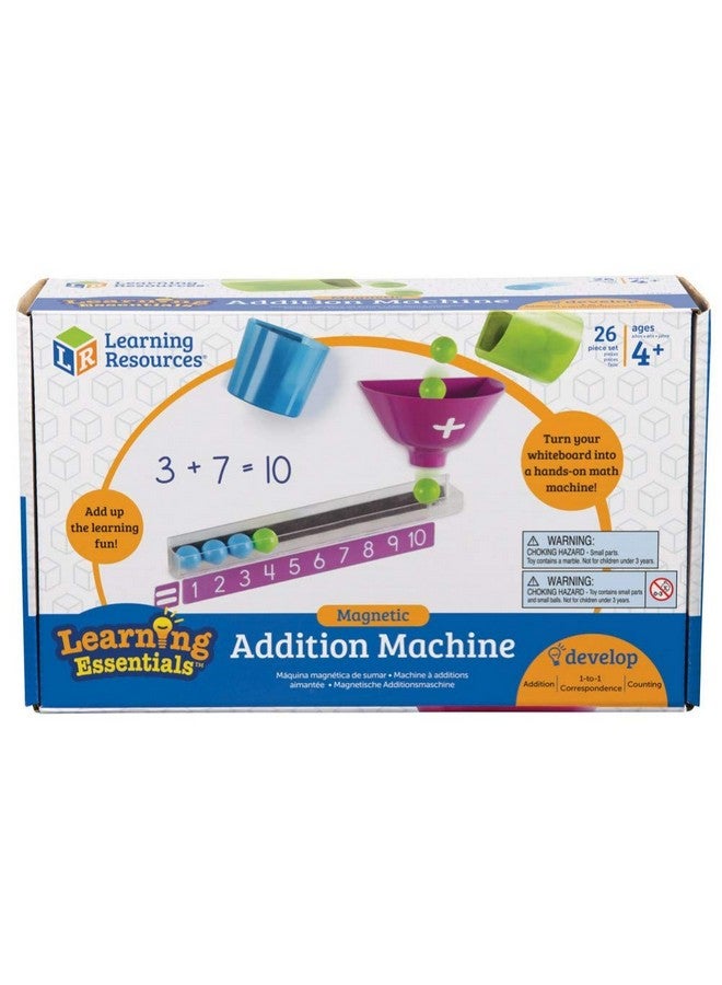 Magnetic Addition Machine Math Games Classroom Supplies Homeschool Supplies 26 Pieces Ages 4+