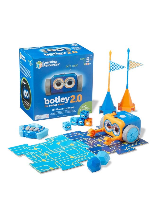 Botley The Coding Robot 2.0 Activity Set 78 Pieces Ages 5+ Coding Robot For Kids Stem Toys For Kids Early Programming And Coding Games For Kids