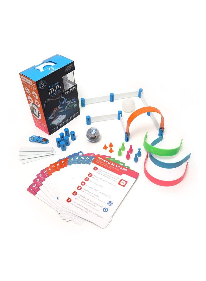 Mini Activity Kit Appenabled Programmable Robot Ball With 55 Piece Construction Set Stem Educational Toy For Kids Ages 5 & Up Drive Game & Code Play & Edu App