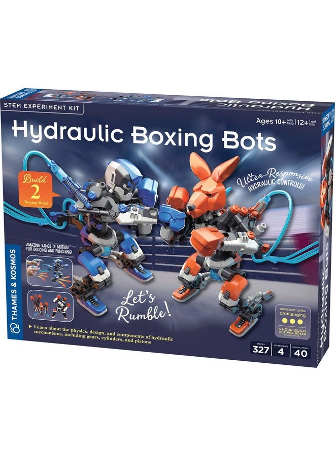 Hydraulic Boxing Bots Stem Experiment Kit Build Two Hydraulicpowered Boxing Robots Explore Hydraulic Waterpowered Systems Challenge A Friend To A Robot Duel