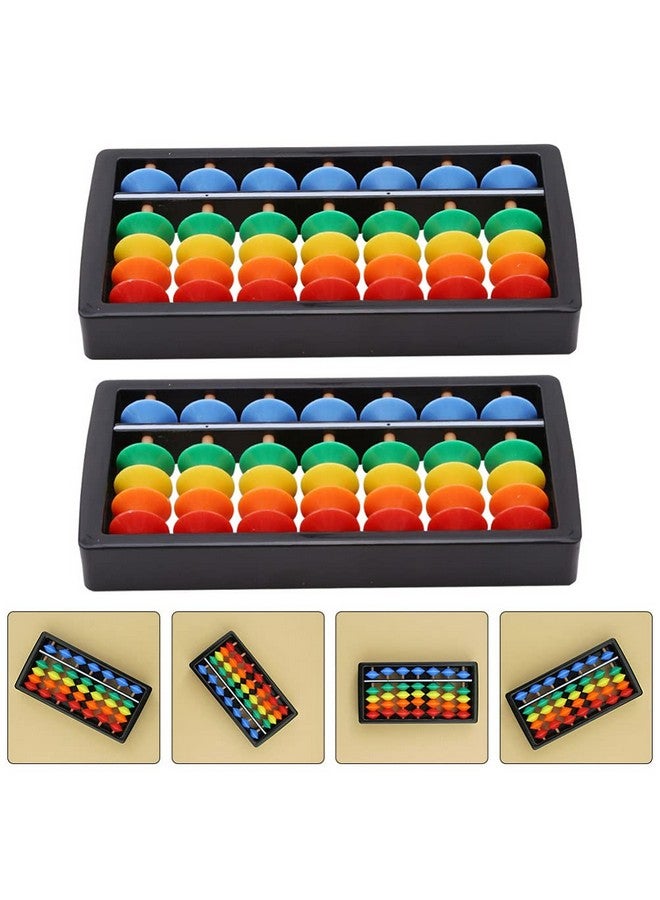 2Pcs Plastic Abacus Soroban Calculator Plastic Abacus Math Learning Educational Toys For Children Calculation