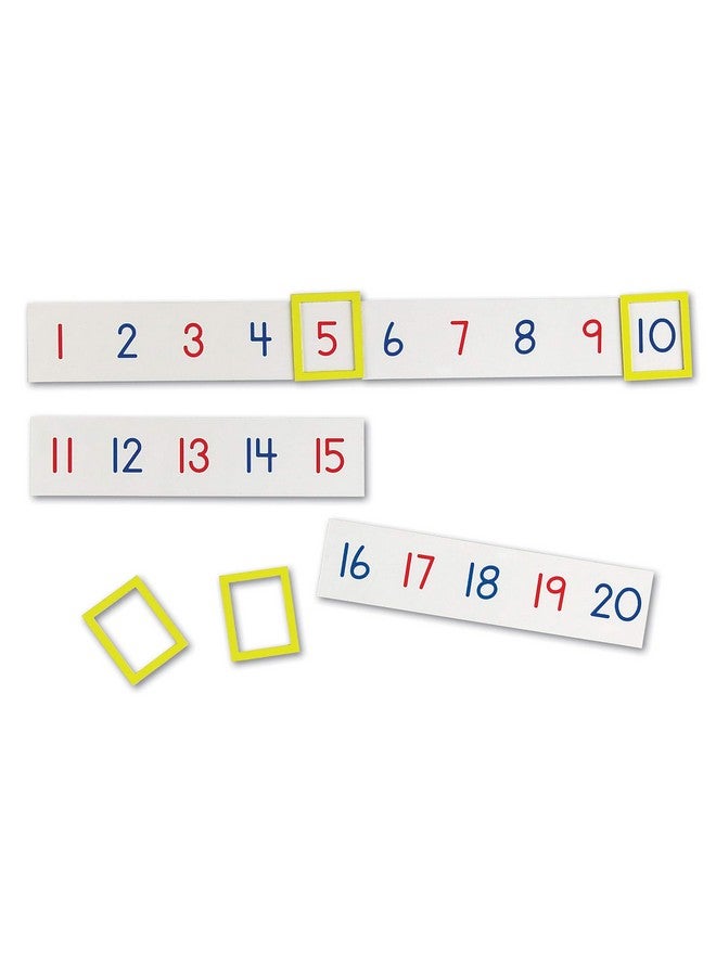 Magnetic Number Line 1100 20 Magnets Classroom Accessories Teacher Aids Sets Of 5 Magnets Ages 3+ (Ler5194)