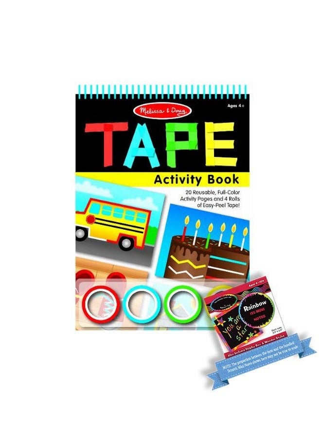 Tape Activity Book & 1 Scratch Art Minipad Bundle (03574)