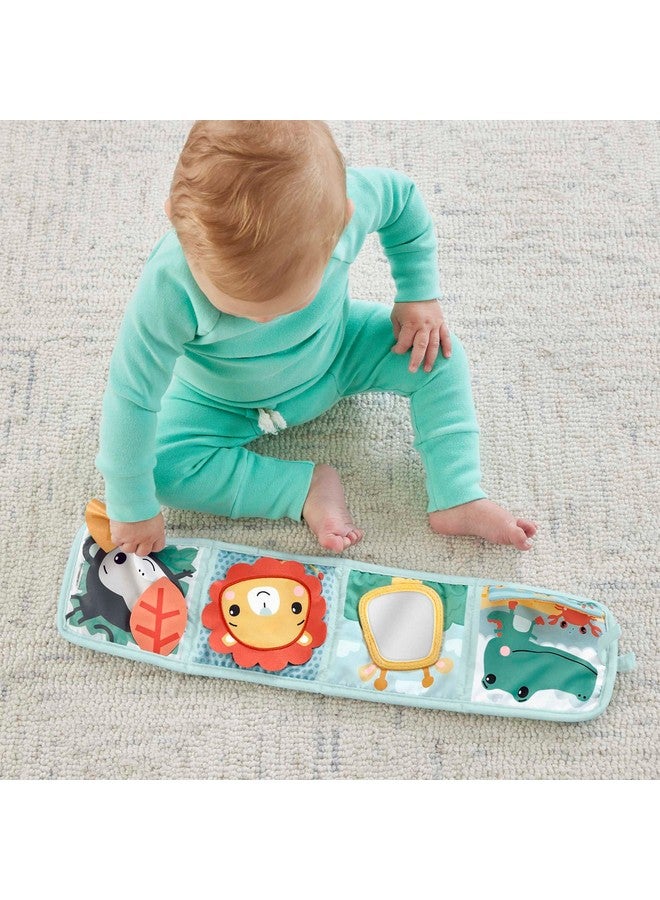 Baby Newborn Tummy Time Toy With Sensory Details Repositionable Fold & Play Activity Panel For Babies