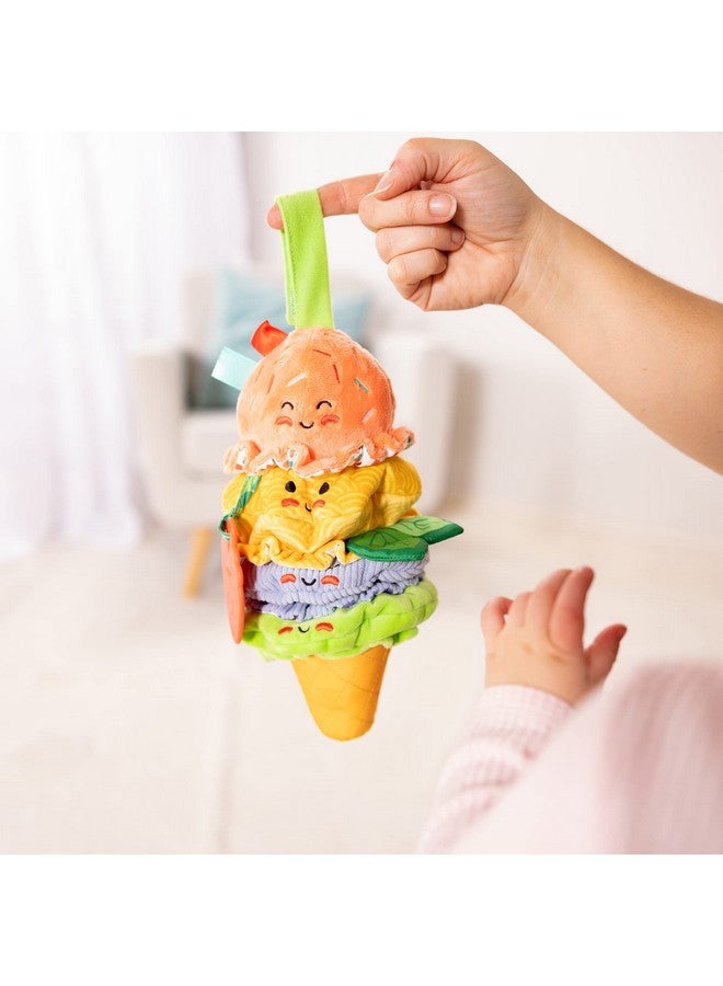 Ice Cream Takealong Clipon Infant Toy With Sound And Vibration