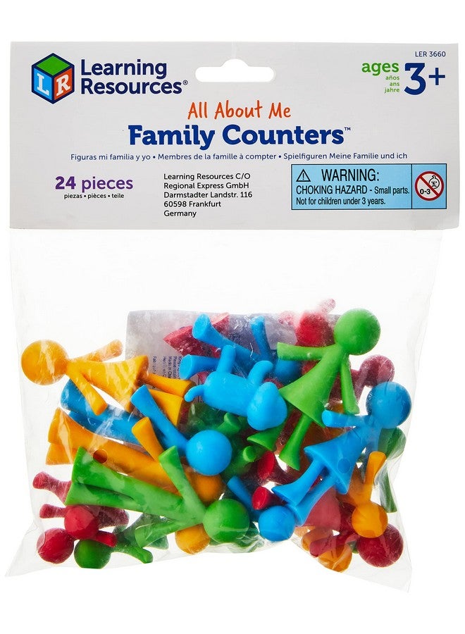 Family Counters Smart Pack Tactile Learning Counting & Sorting Toy 24 Counters Ages 3+