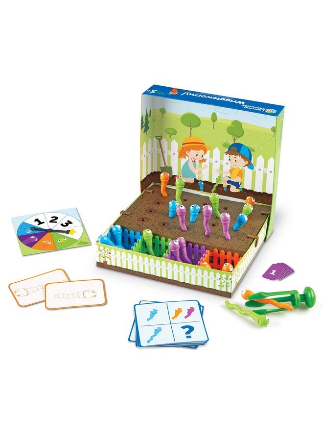 Wriggleworms Fine Motor Activity Set 47 Pieces Ages 3+ Toddler Learning Toys Develops Toddler'S Fine Motor And Color Recognition Skills