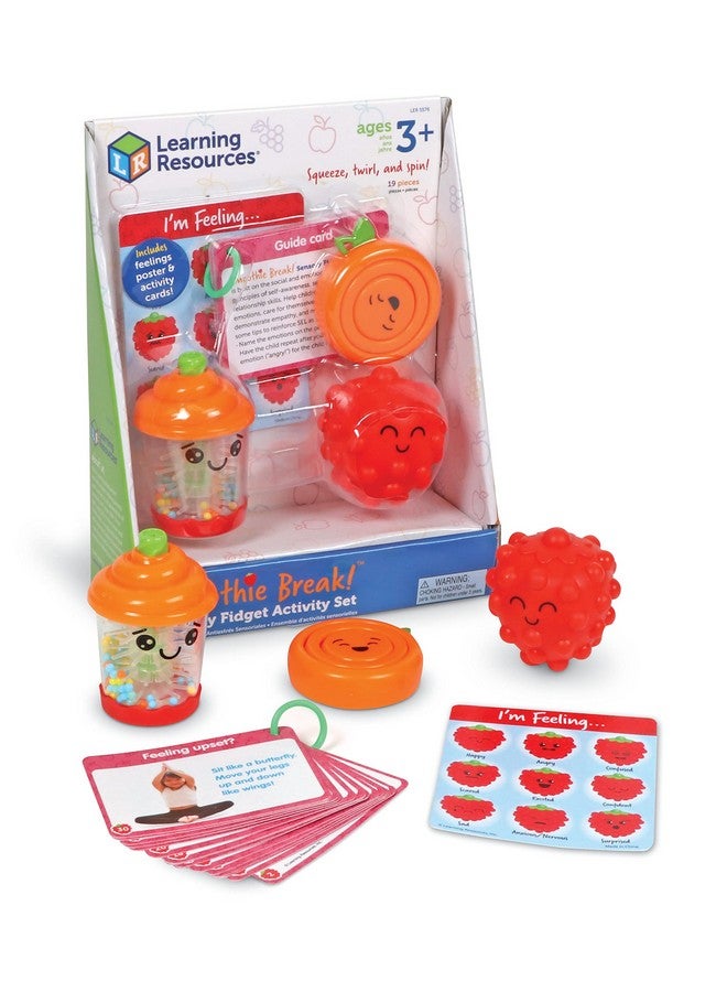 Smoothie Tea Break Sensory Fidget Activity Set 19 Pieces Ages 3+ Sensory Toys For Toddlers Social Emotional Learning Sel Skills Fine Motor Skills