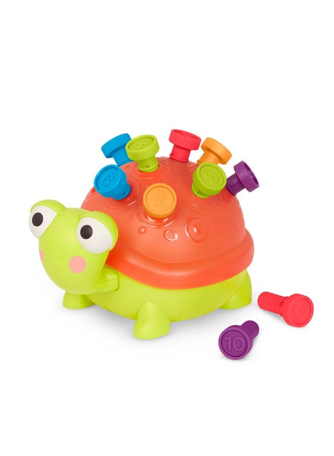 Teaching Turtle 10 Numbered & Colorful Pegs Learning Toy With Lights & Sounds Educational Toys For Toddlers Kids 18 Months +