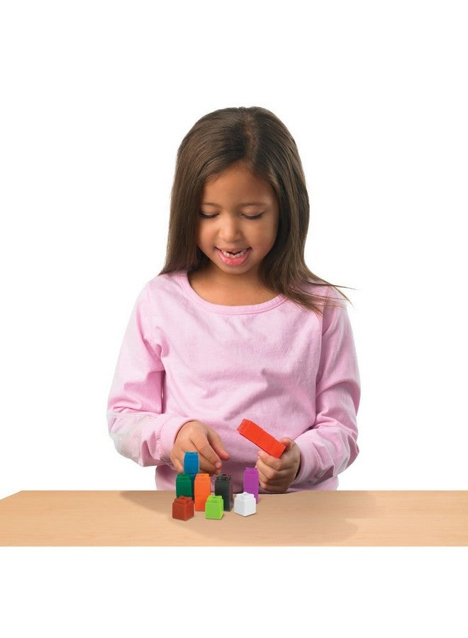 Interlocking Unilink Math Linking Cubes Plastic Cubes Color Sorting Connecting Cubes Math Manipulatives Counting Cubes For Kids Math Math Cubes Counters For Kids Math (Set Of 500)