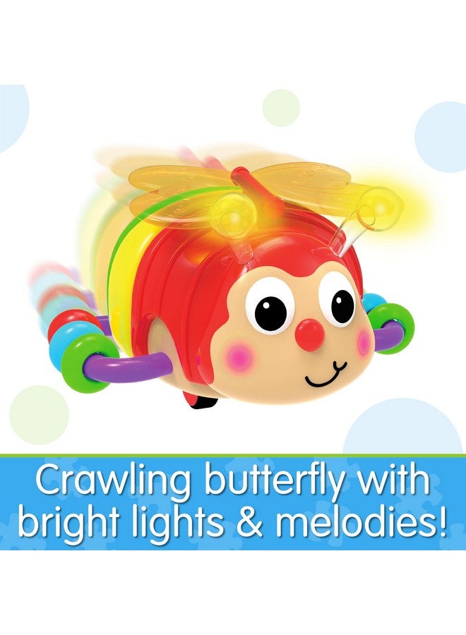 Early Learning Crawl About Butterfly Musical Crawling Aid Baby Toys & Gifts For Boys & Girls Ages 6+ Months Multi