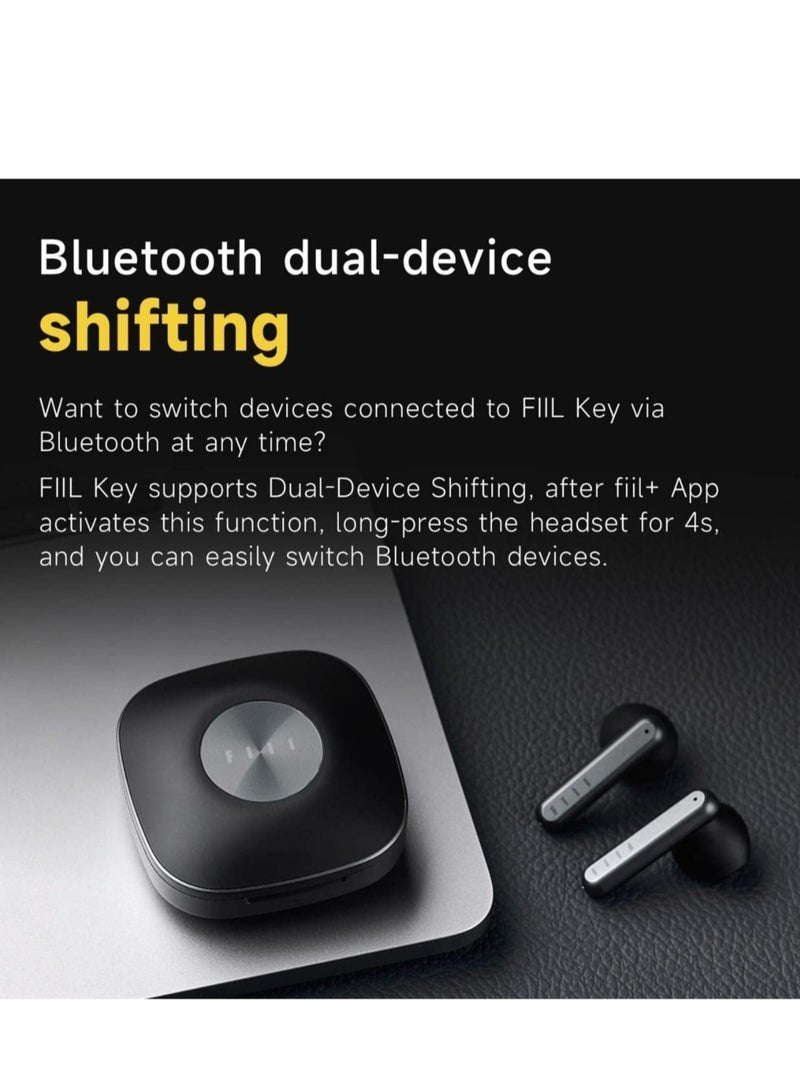 FIIL KEY Bluetooth 5.3 Headphones TWS True Wireless Earphones Dual Mic ENC Low Latency Gaming Headset Hi-Fi Headphones