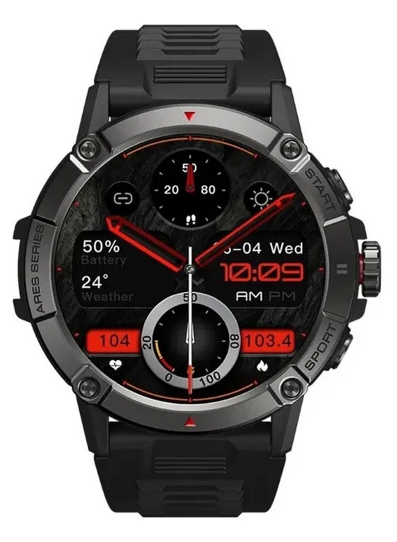 Zeblaze Ares 3 Rugged Voice Calling Smart Watch - Black