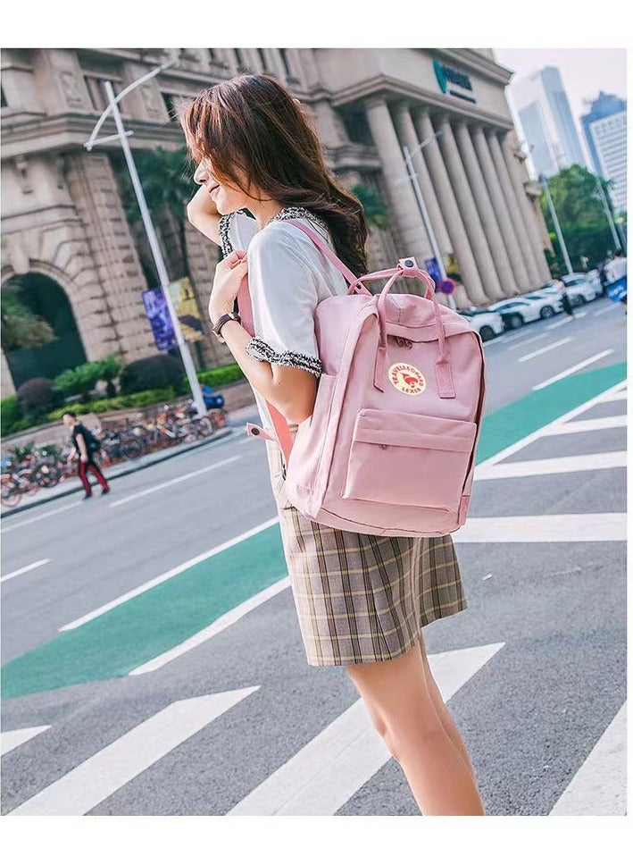 Universal Unisex pink casual backpack