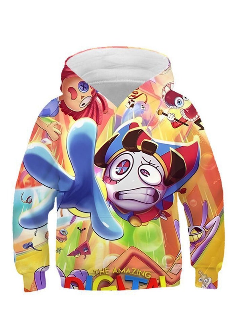 Digital circus cos clothing the amazing digital circus sweatshirt hoodie
