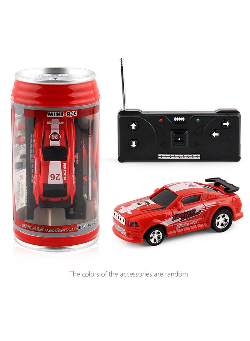Mini Rc Car, Remote Control Micro Racing Car,  Battery Operated Racing Sports Car,  Racing Car Toy With Lightening For Children, (Red)